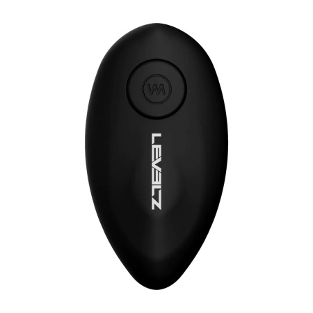 Remote Control Vibrating Silicone Tri O Cockring with Prostate Stimulator - Black - 8