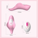 Wearable Impulse Vibe PINK - stymulator 2 w 1 z pulsacją wysokoczęstotliwościową (tapping) i 9 trybami wibracji, bezprzewodowy p - 9
