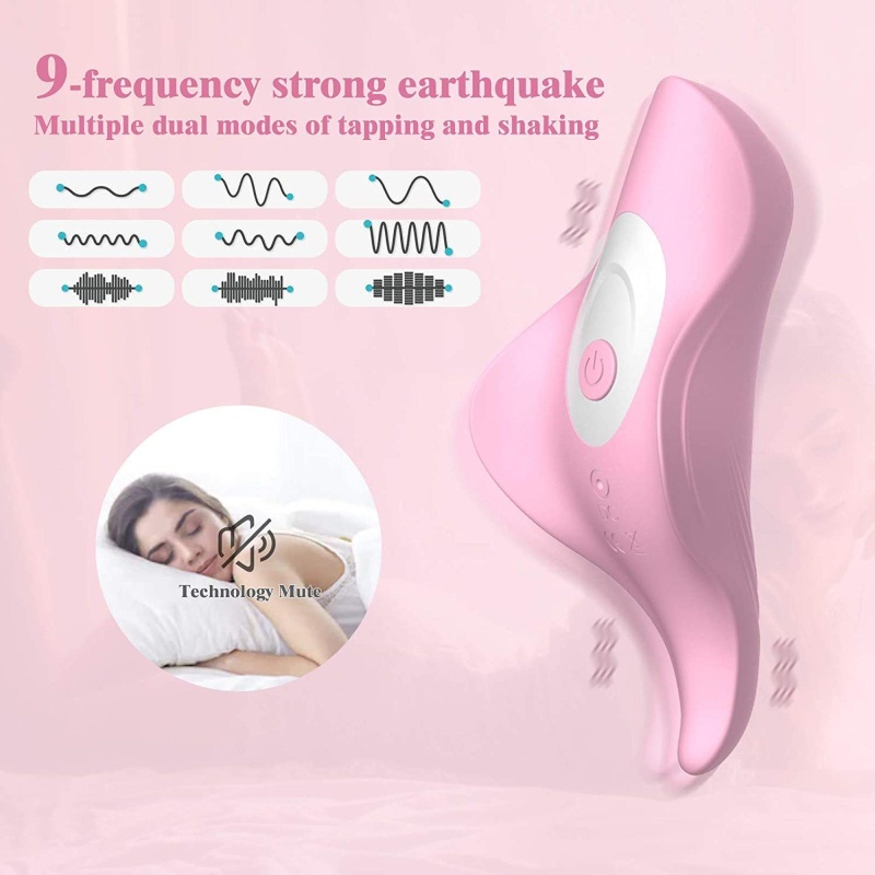 Wearable Impulse Vibe PINK - stymulator 2 w 1 z pulsacją wysokoczęstotliwościową (tapping) i 9 trybami wibracji, bezprzewodowy p - 14