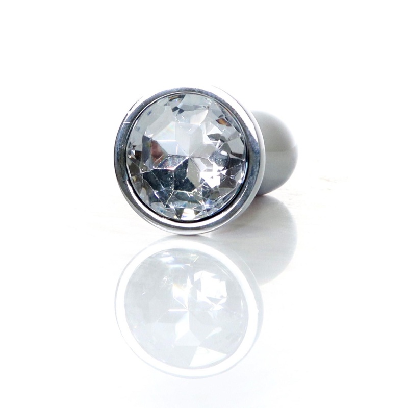 Plug-Jewellery Silver PLUG- Clear S - 3