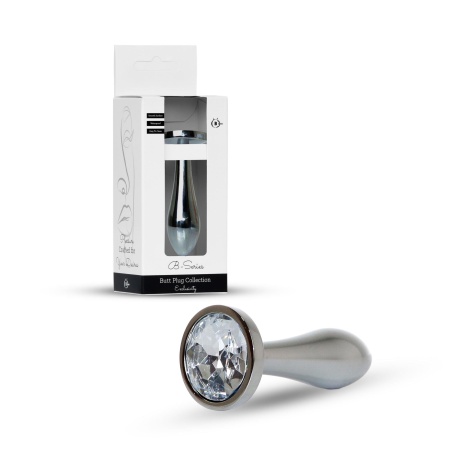 Plug-Jewellery Silver PLUG- Clear S - 10