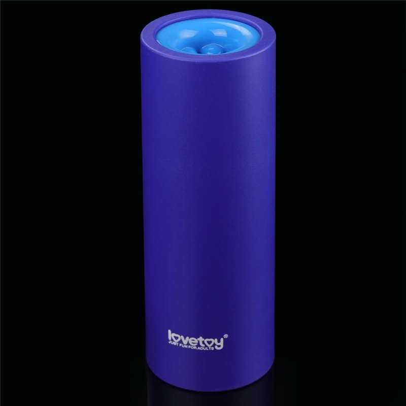 Masturbator O-Sensual Discreet Blow Job Stroker 19 cm fioletowy - 3