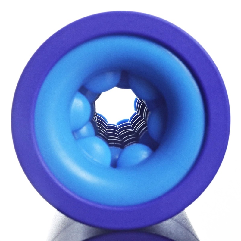 Masturbator O-Sensual Discreet Blow Job Stroker 19 cm fioletowy - 5