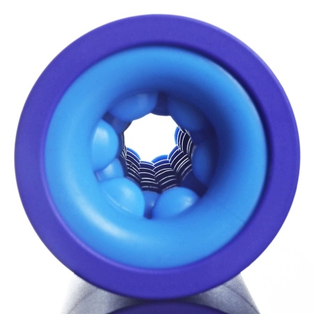 Masturbator O-Sensual Discreet Blow Job Stroker 19 cm fioletowy - 5