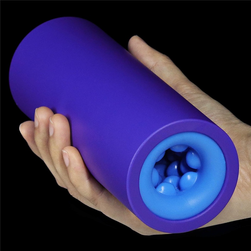 Masturbator O-Sensual Discreet Blow Job Stroker 19 cm fioletowy - 7