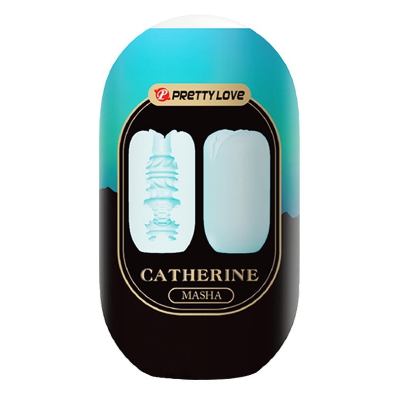Masturbator Catherine MASHA z 3 teksturami, 10 x 5,5 cm - 1