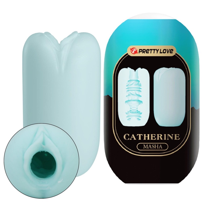 Masturbator Catherine MASHA z 3 teksturami, 10 x 5,5 cm - 10