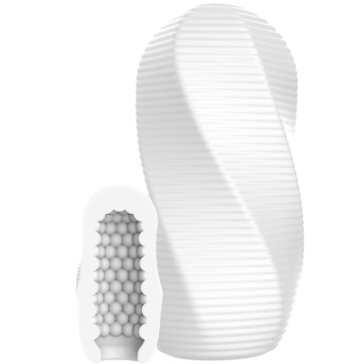 Masturbator Hero Medium Swirl z teksturą spiralną, 10 cm - 1