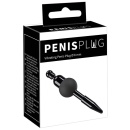Wibrator uretralny PENISPLUG 8 mm z silikonowym ogranicznikiem i wibracją, długość 8,5 cm - 1