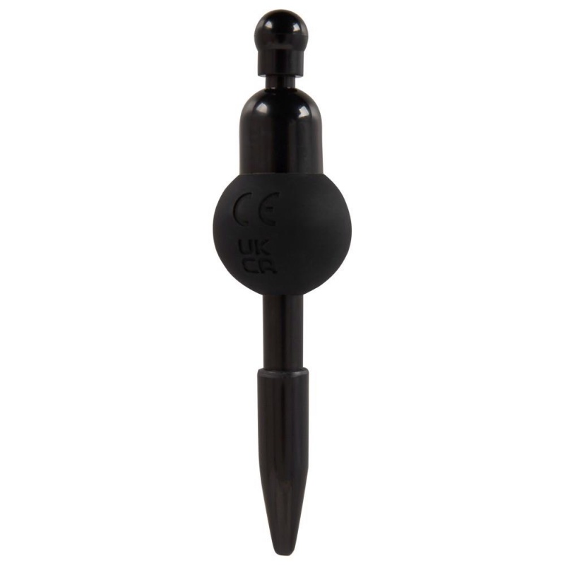 Wibrator uretralny PENISPLUG 8 mm z silikonowym ogranicznikiem i wibracją, długość 8,5 cm - 4