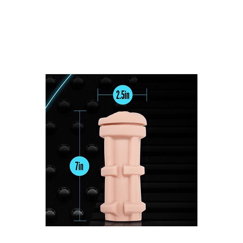 Soft & Wet Stroker Vanilla - masturbator TPE z technologią samosmarującą, dł. 18,4 cm × szer. 8,2 cm - 5