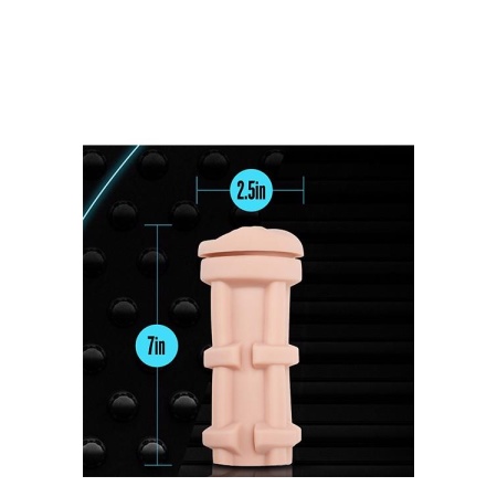 Soft & Wet Stroker Vanilla - masturbator TPE z technologią samosmarującą, dł. 18,4 cm × szer. 8,2 cm - 5