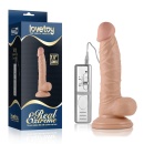 Wibrator Real Extreme 19 cm z przyssawką i wibracjami - kolor Flesh - 1