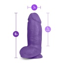Dildo Au Naturel Bold Chub 10" - Dual Density SENSA FEEL®, Przyssawka, 25,4 cm - 5
