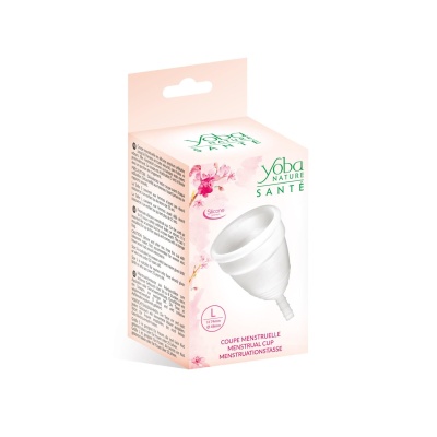 MENSTRUAL CUP WHITE L (Size: T2) - 1 2