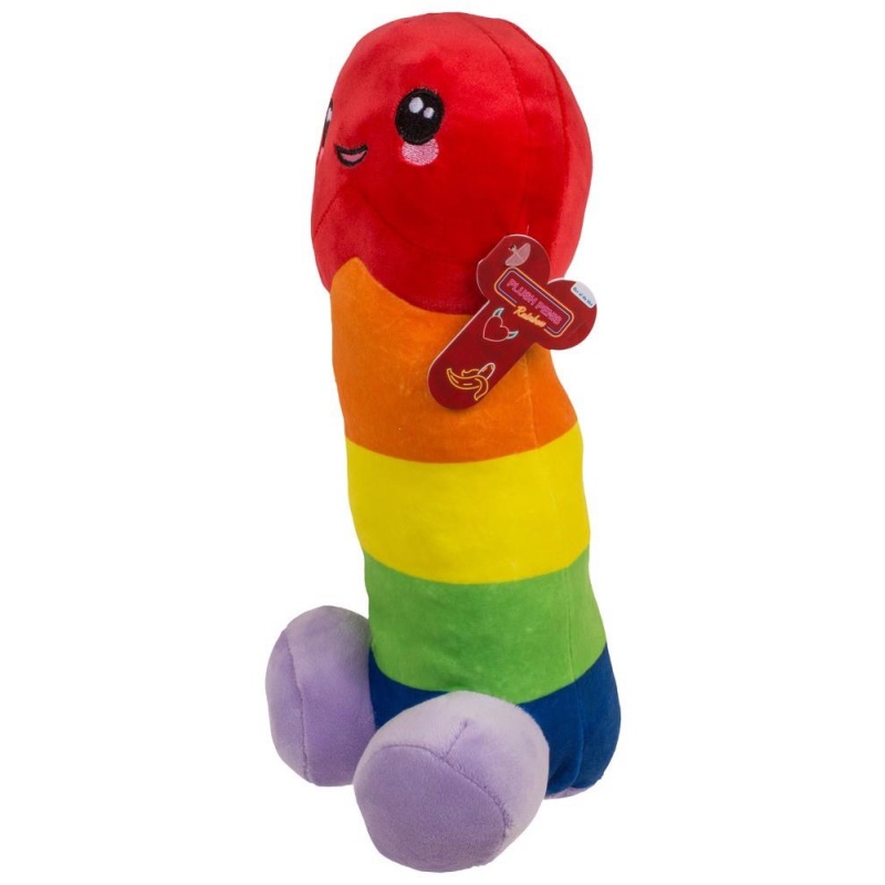 Plush Penis Rainbow 30 cm - 1