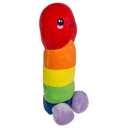 Plush Penis Rainbow 30 cm - 3