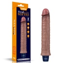 Wibrator silikonowy LoveToy Real Softee 24 cm z wibracjami - 1