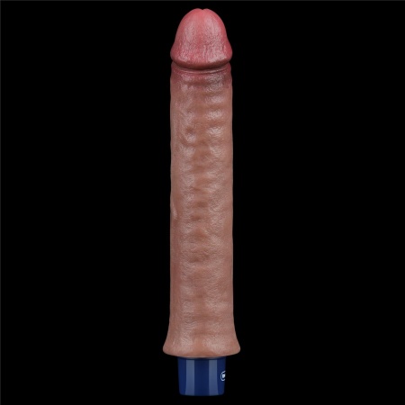 Wibrator silikonowy LoveToy Real Softee 24 cm z wibracjami - 5