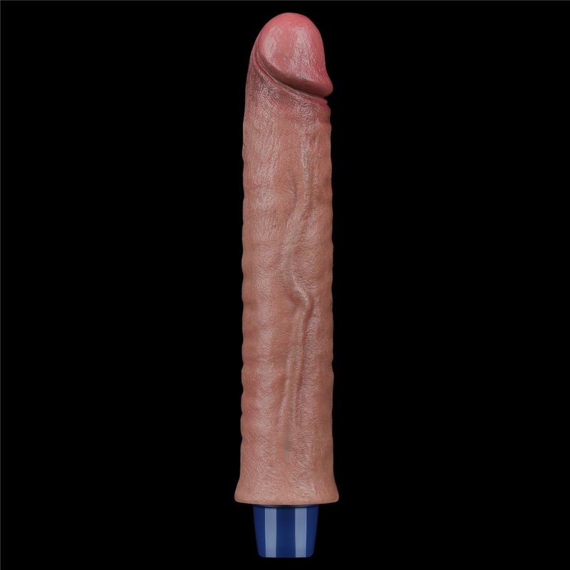 Wibrator silikonowy LoveToy Real Softee 24 cm z wibracjami - 7