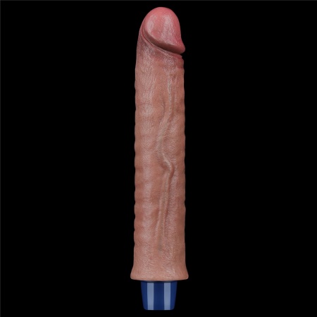 Wibrator silikonowy LoveToy Real Softee 24 cm z wibracjami - 7