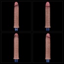 Wibrator silikonowy LoveToy Real Softee 24 cm z wibracjami - 16