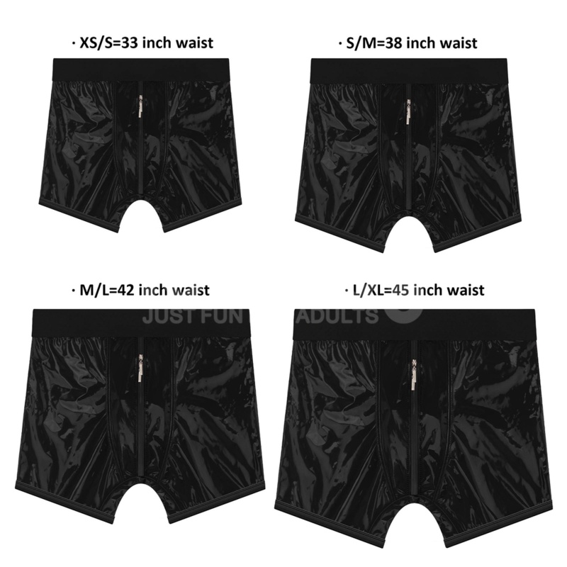 Strap-On Shorts Chic – Czarny, 71-79 cm (28-31 cali) - 22