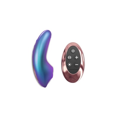 Stymulator łechtaczki Dreamer Iridescent Turquoise - ultra-płaska obudowa, 5 trybów Flapping i technologia Sense Touch - 1