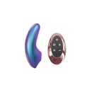 Stymulator łechtaczki Dreamer Iridescent Turquoise - ultra-płaska obudowa, 5 trybów Flapping i technologia Sense Touch - 1