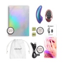 Stymulator łechtaczki Dreamer Iridescent Turquoise - ultra-płaska obudowa, 5 trybów Flapping i technologia Sense Touch - 5