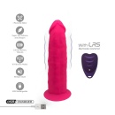 Wibrator różowy Model 2 7" Pink Motor + LRS - silikon medyczny, 10 trybów wibracji, 17 cm - 5