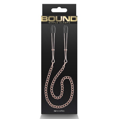 BOUND NIPPLE CLAMPS DC3 ROSE GOLD - 1