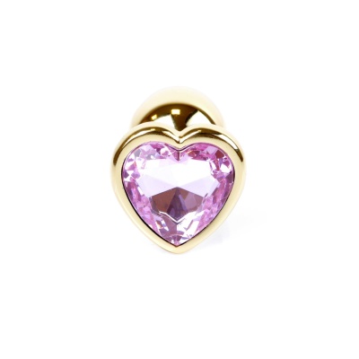 MyLove Toys - Jewellery Gold  Heart PLUG- Rose - 1