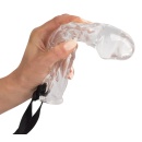 Nakładka na penisa Crystal Skin – przezroczysta tuleja mechaniczna 13,6 cm, wydłużenie 5 cm - 4