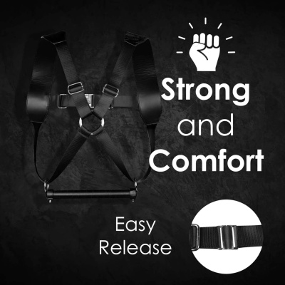 BSDM Harness Restraint - Black - 1 2