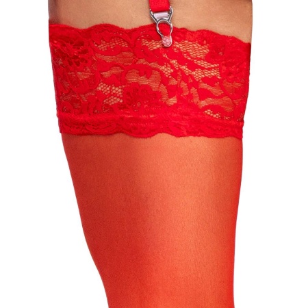 Stockings red XL - 6