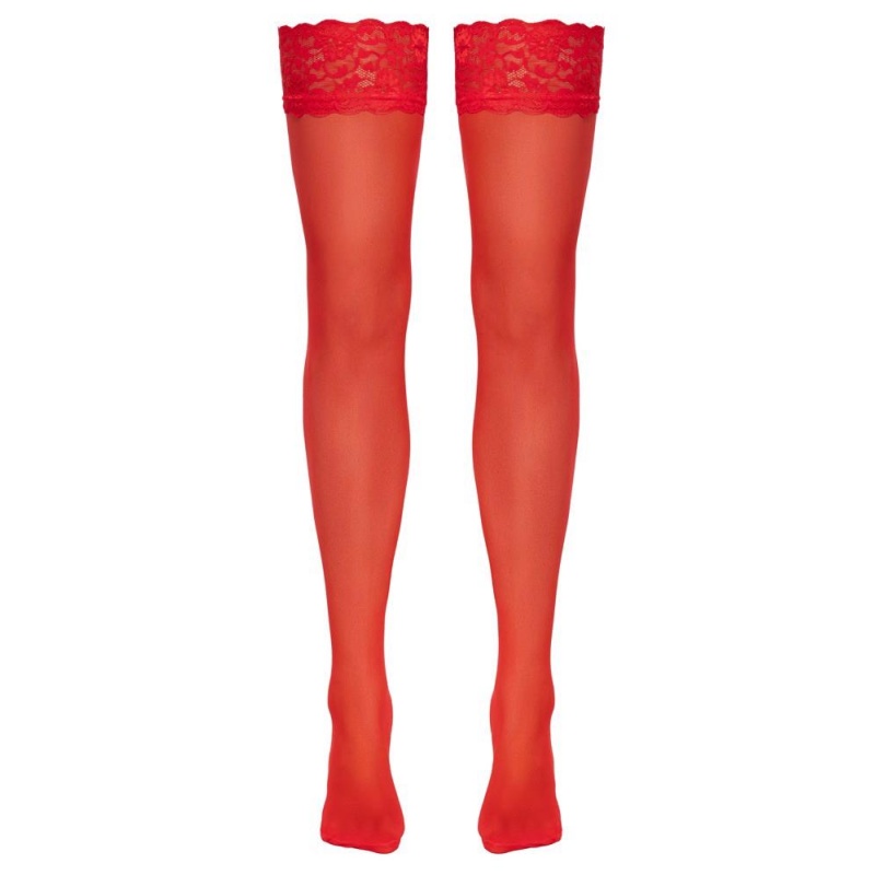 Stockings red XL - 7