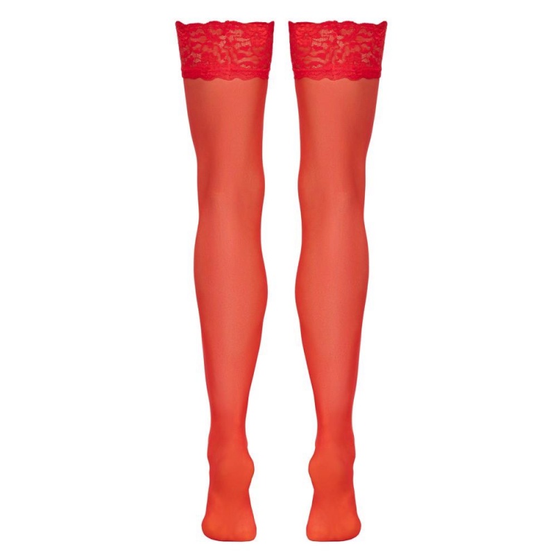 Stockings red XL - 8