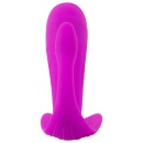 Licking Panty Vibe – stymulator waginalno-łechtaczkowo-analny z języczkami i pilotem bezprzewodowym, 11 cm - 6