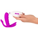 Licking Panty Vibe – stymulator waginalno-łechtaczkowo-analny z języczkami i pilotem bezprzewodowym, 11 cm - 8