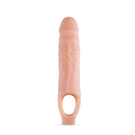 Przedłużacz penisa Performance Plus 9″ - silikonowy, z paskiem na jądra, długość całkowita 23 cm - 2