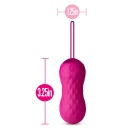 LUSH Carina Velvet - jajko wibracyjne z pilotem, 7 programów rotacji i 7 programów wibracji, długość 8,2 cm - 4
