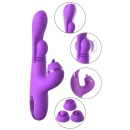 Wibrator króliczek IntiMotion Pulse Pro z 4 silnikami i stymulatorem FlickerFlow, 24 cm - 2