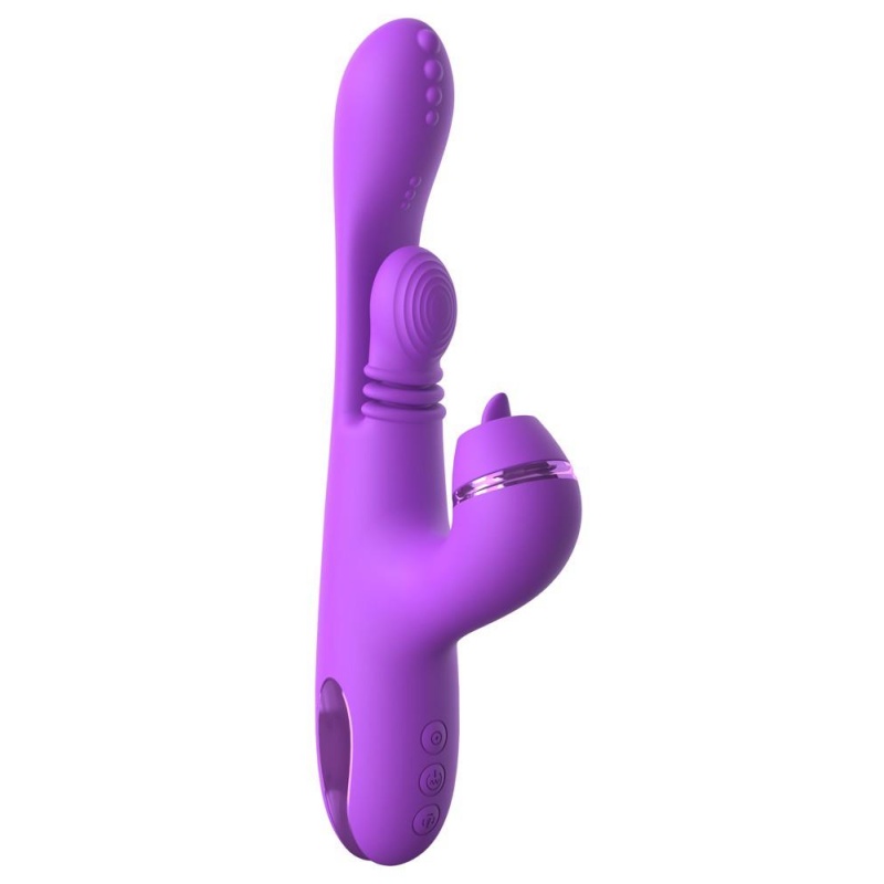 Wibrator króliczek IntiMotion Pulse Pro z 4 silnikami i stymulatorem FlickerFlow, 24 cm - 3