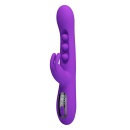 Sabien Purple - Wibrator Króliczek z Funkcją Thumping i Wyświetlaczem LED, 24 cm - 2
