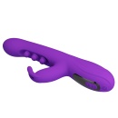 Sabien Purple - Wibrator Króliczek z Funkcją Thumping i Wyświetlaczem LED, 24 cm - 7