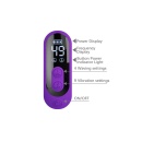 Sabien Purple - Wibrator Króliczek z Funkcją Thumping i Wyświetlaczem LED, 24 cm - 9