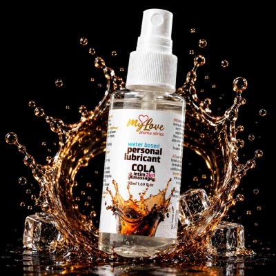 Aroma Series Żel intymny i do masażu Cola 50ml z aplikatorem spray - 1 2