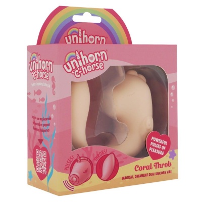 Wibrator C-Horse Coral Throb – podwójna stymulacja punktu G i łechtaczki, 2 silniki, 15 cm - 1