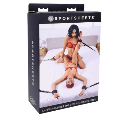 SPORTSHEETS SAFFRON UNDER THE BED RESTRAINT SYSTEM - 1